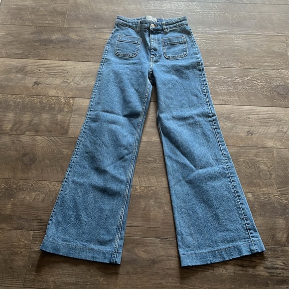 & Other Stories Blue Flare Jeans - Picture 3 of 11